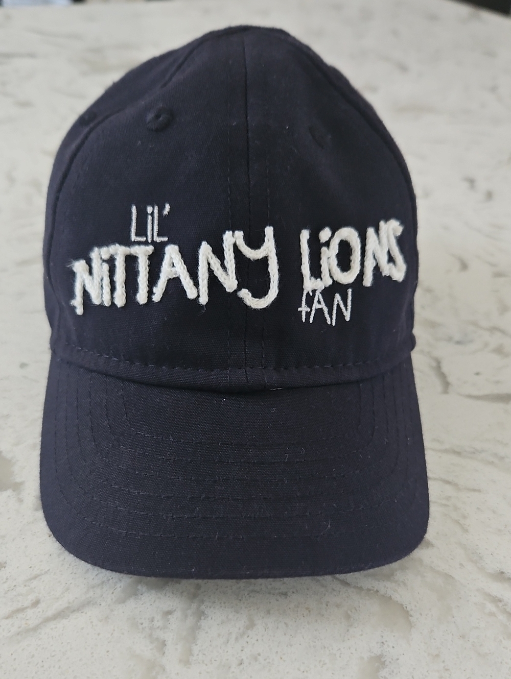 Lil' Nittany Lions Fan New Era Infant Hat Navy White Cap Baby Elastic PSU Logo